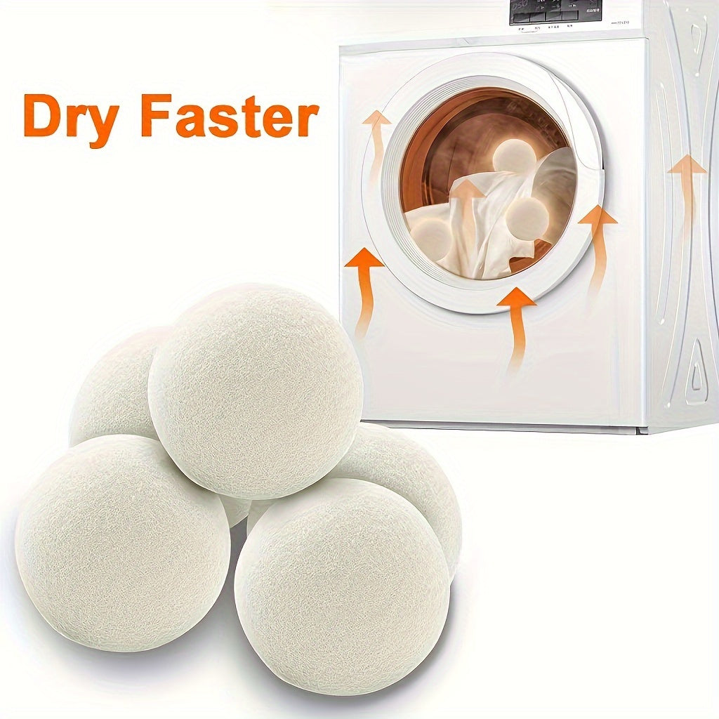 6pcs drying balls low allergenic fabric softener alternative