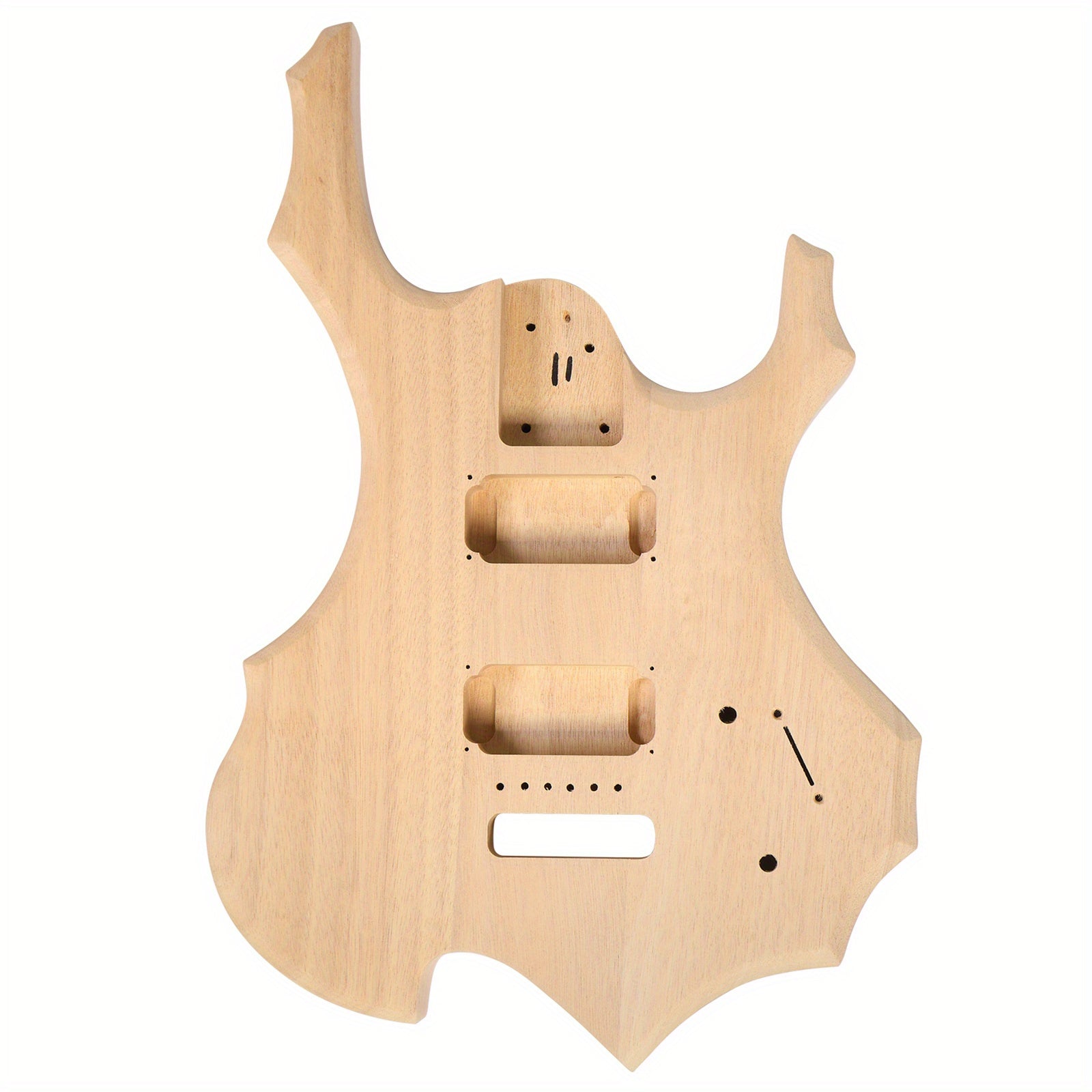 diy 6 string flame shaped style electric guitar kits