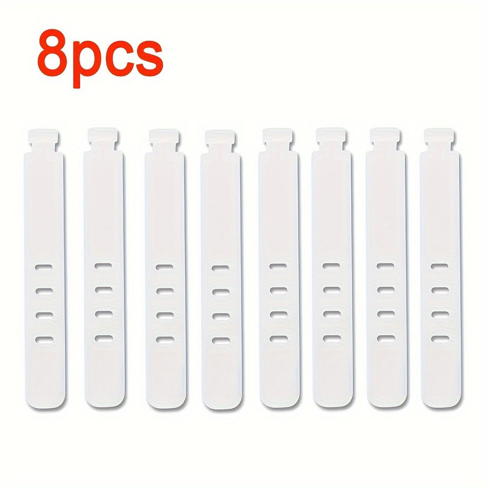 8pcs plastic cable organizer   a desktop storage