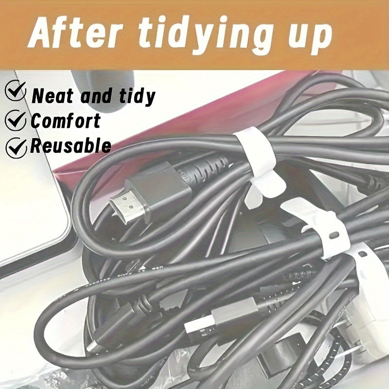 8pcs plastic cable organizer   a desktop storage