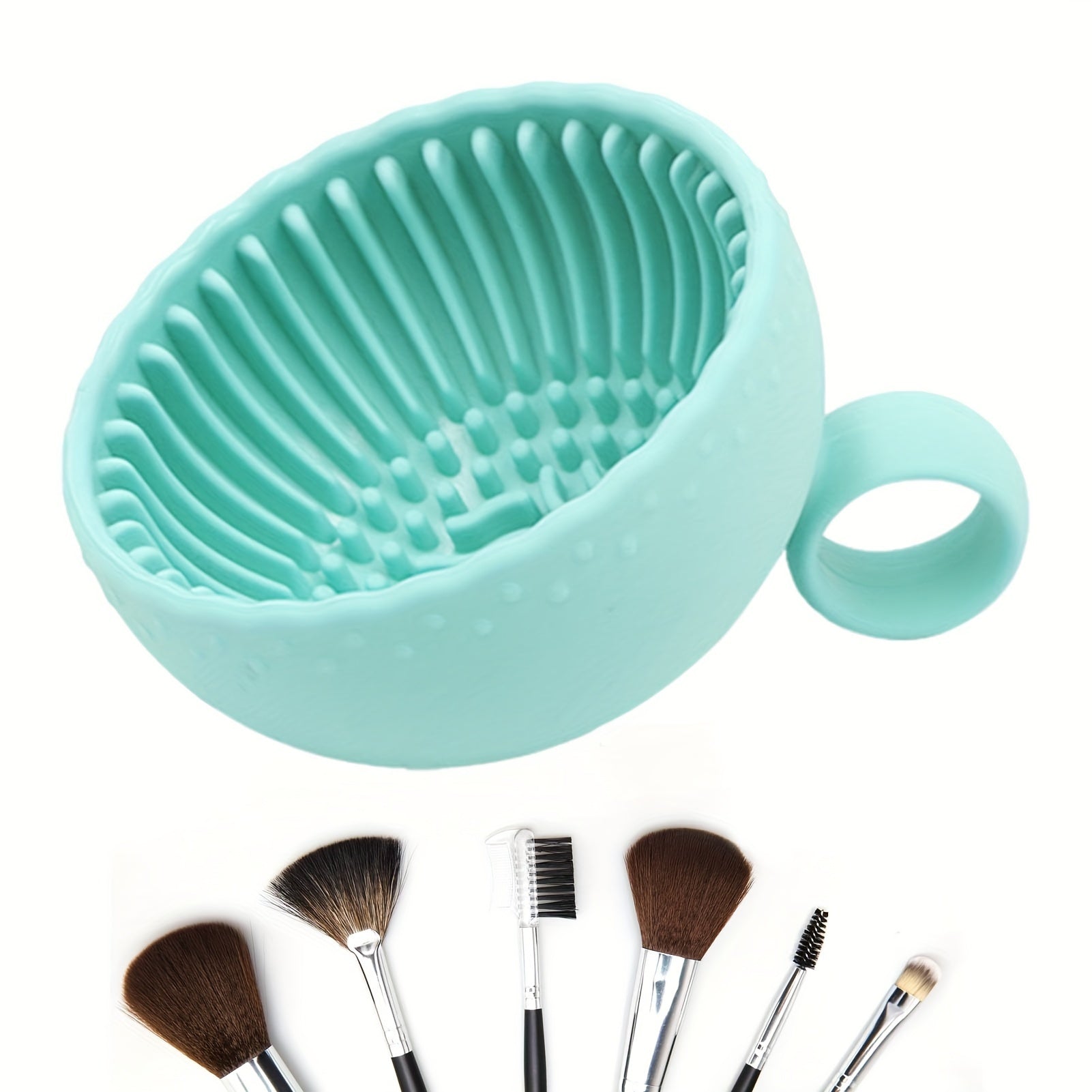 makeup brush cleaner bowl 1pc unscented brush