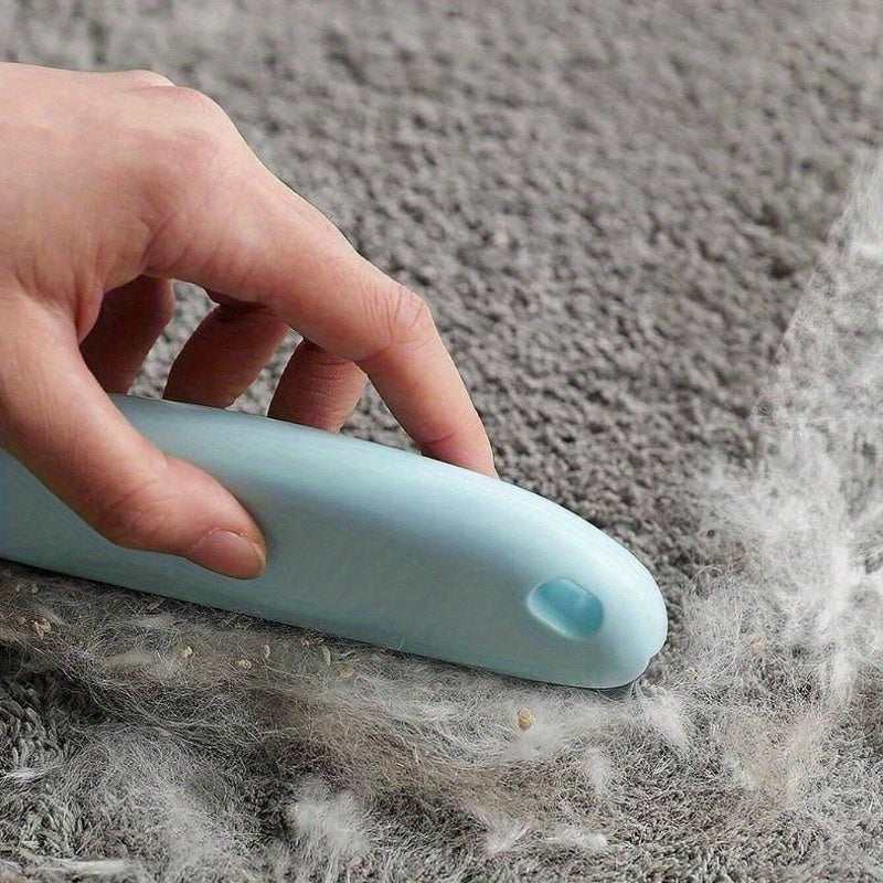 pet hair removal brush scratch resistant rubber bristles