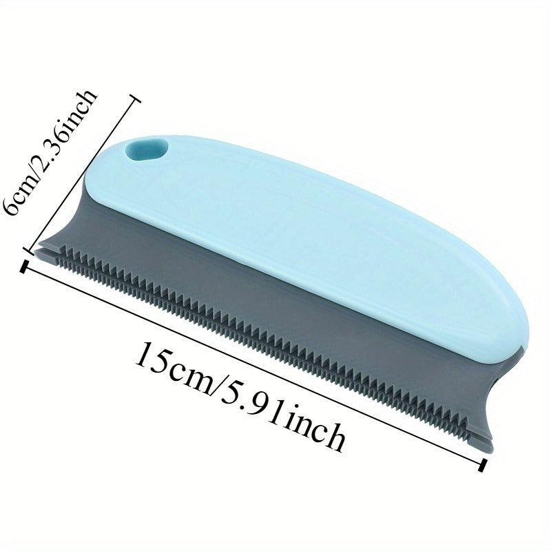 pet hair removal brush scratch resistant rubber bristles