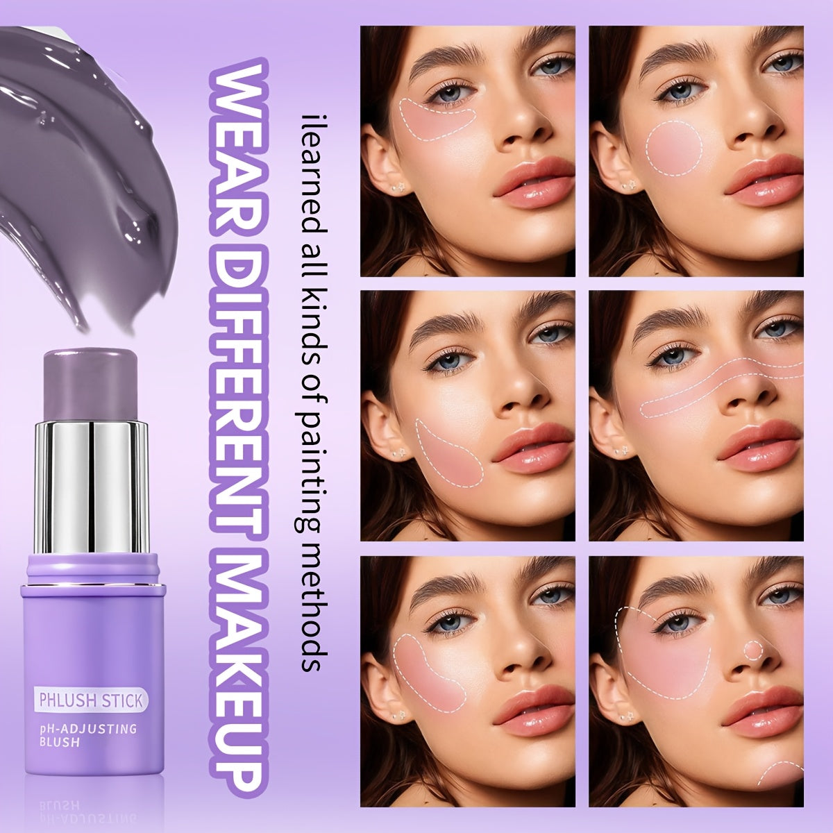 color changing powder blusher   color makeup