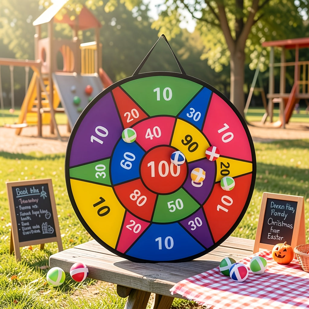 large size foldable   board sticky ball game set 12pcs