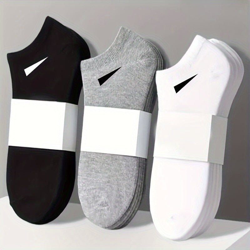 6pcs 3pairs mens heavy duty polyester fiber no show socks