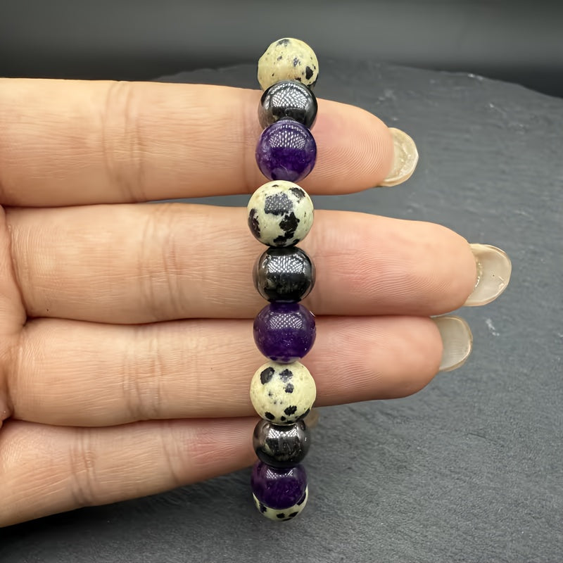 1pc bohemian natural stone bangle bangle bracelet handmade