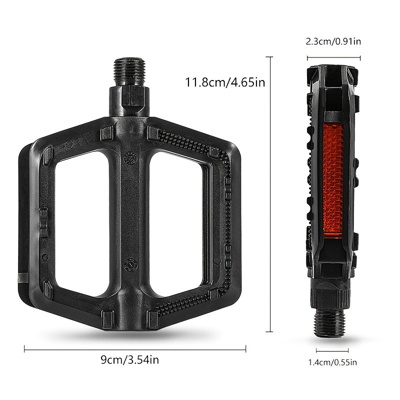 bicycle pedals universal lightweight wide design