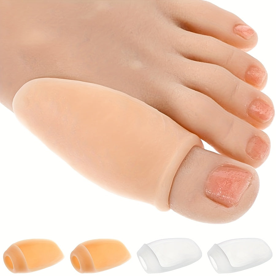 2pcs gel big toe   prevent toe friction anti