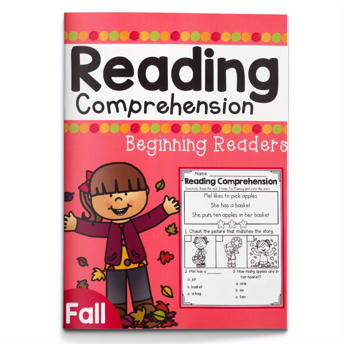 reading     a fun   workbook kids