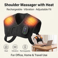 usb powered portable shoulder massager heating vibration 3