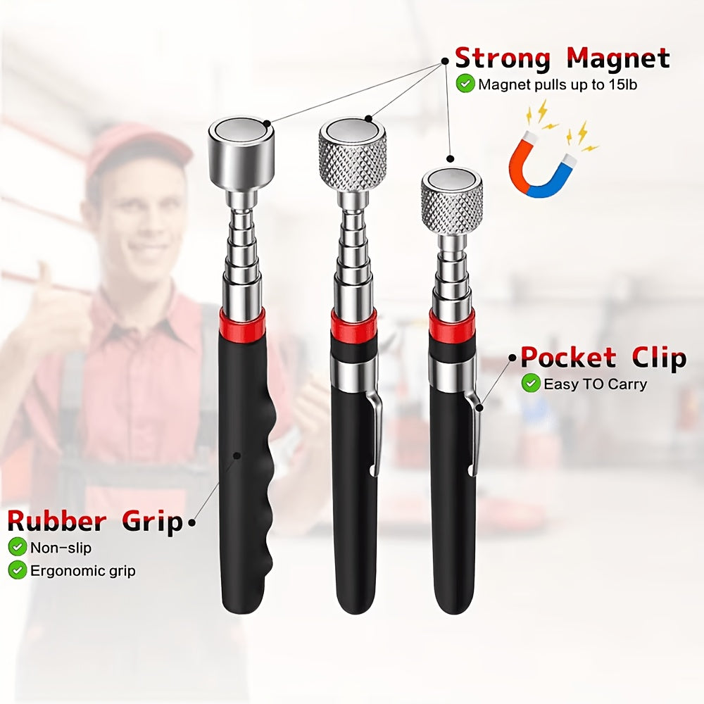 15 pound telescopic magnetic pickup tool multi strength