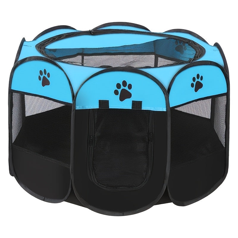 octagonal pet enclosure pet tent oxford bunai scratch