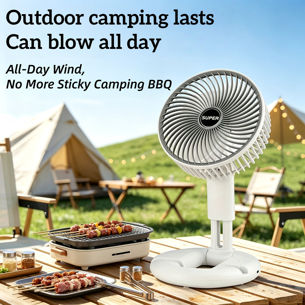 folding 2 in 1 tabletop wall mounted fan 120 degree