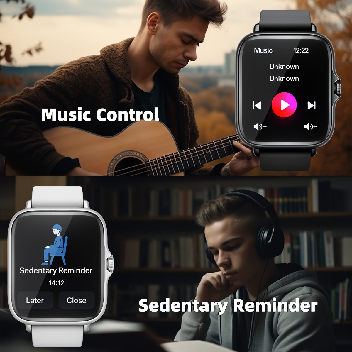 smart watch 1 83 full   display message answer