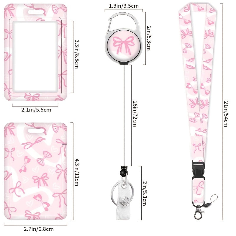 2d   retractable badge reel id card holder