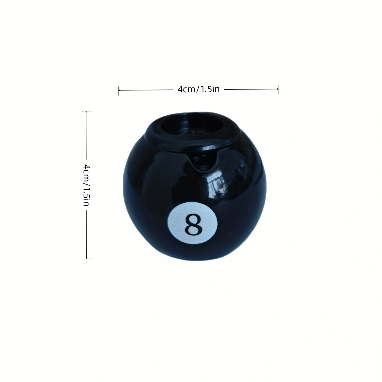 8 ball ashtray cool billiards   round