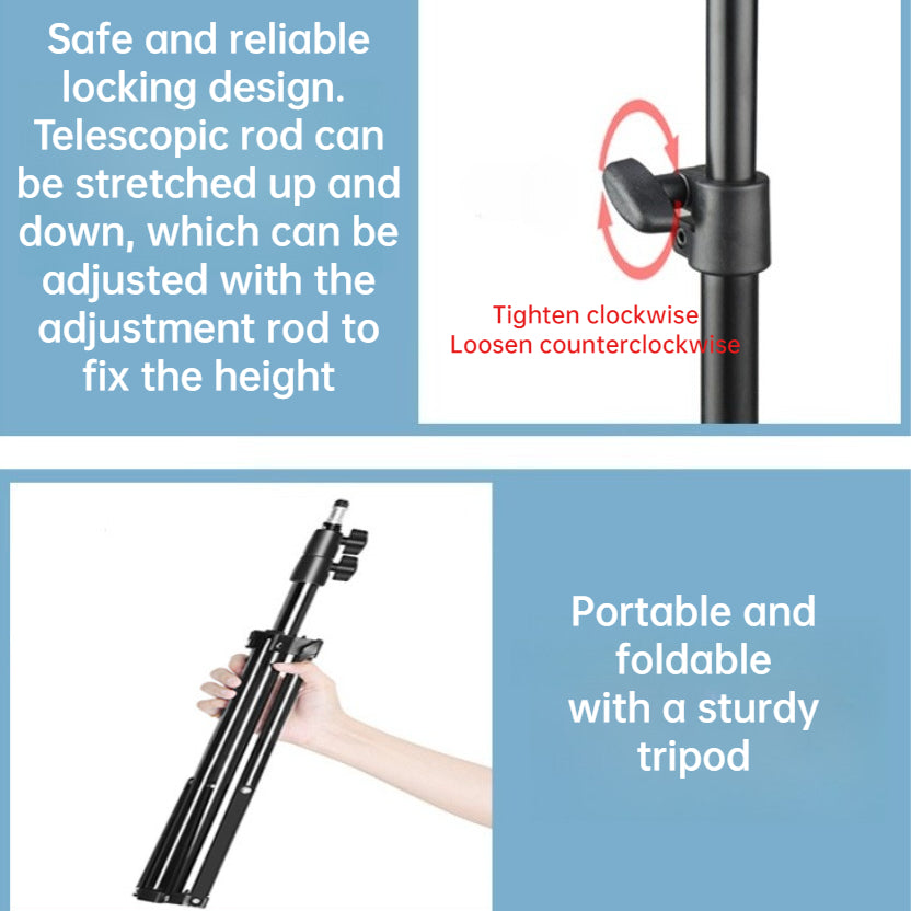 universal floor tripod microphone stand stroage case