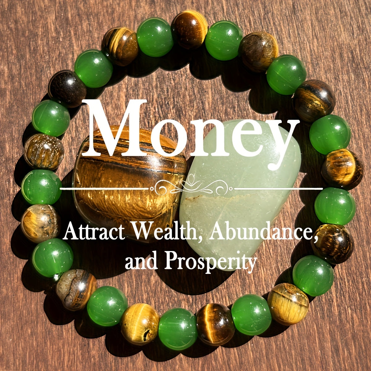 natural   tigers eye stone bracelet handmade bohemian