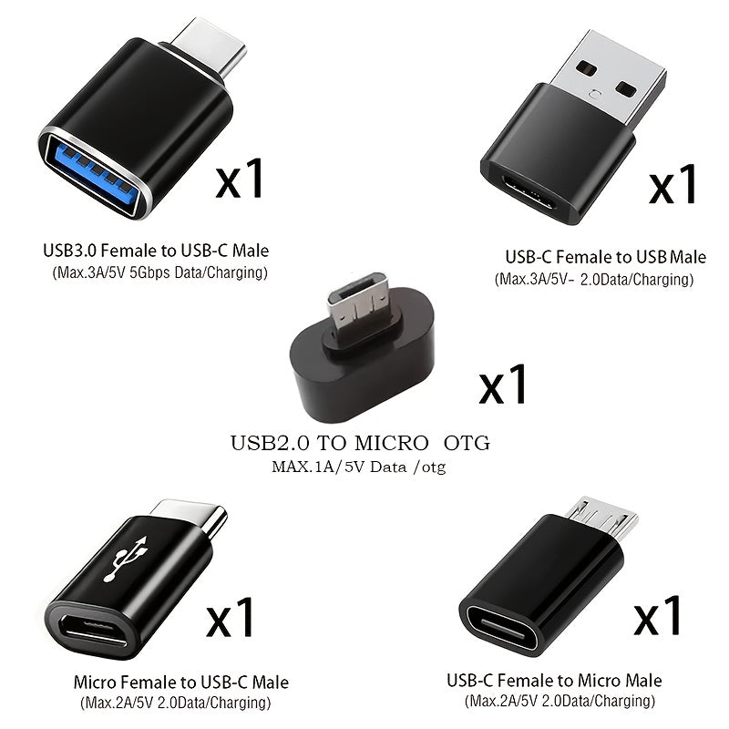 10pcs usb type c micro interface multifunctional adapter