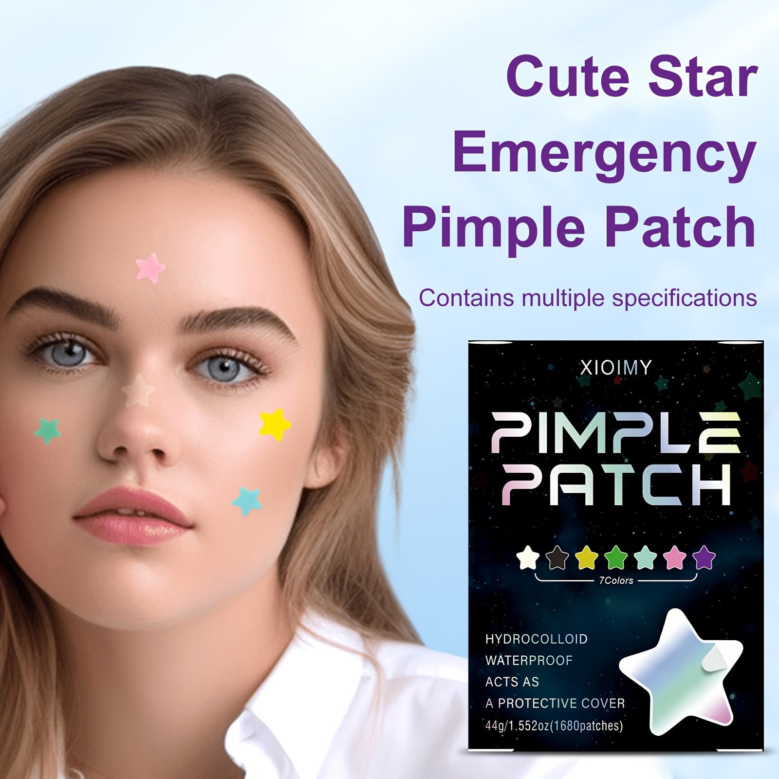 1680pcs suitable concealer patches light beige skin multi