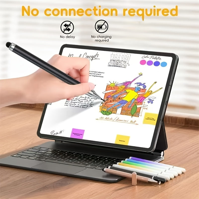 8pcs 5pcs 3pcs dual tip stylus pen vibrant gradient colors