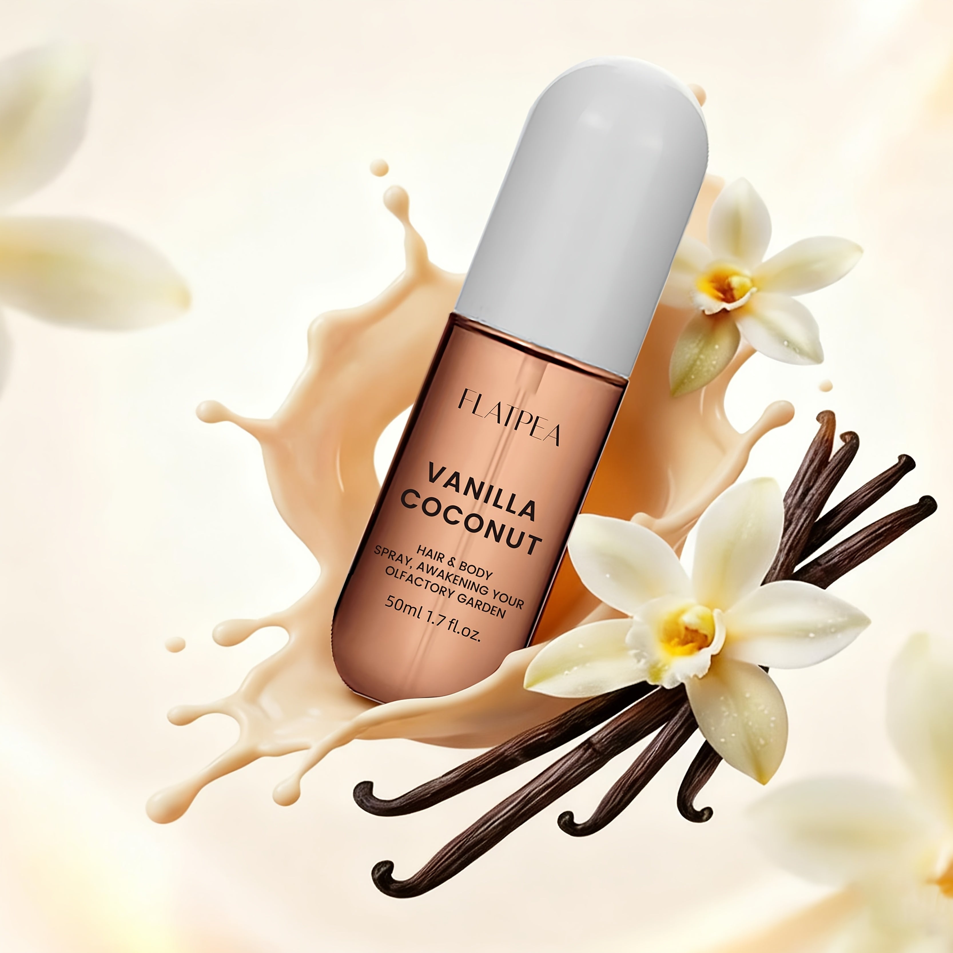 womens perfume spray coconut vanilla scent light fragrance