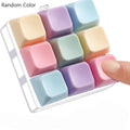 random color 9 key thumb piano keychain compact elegant