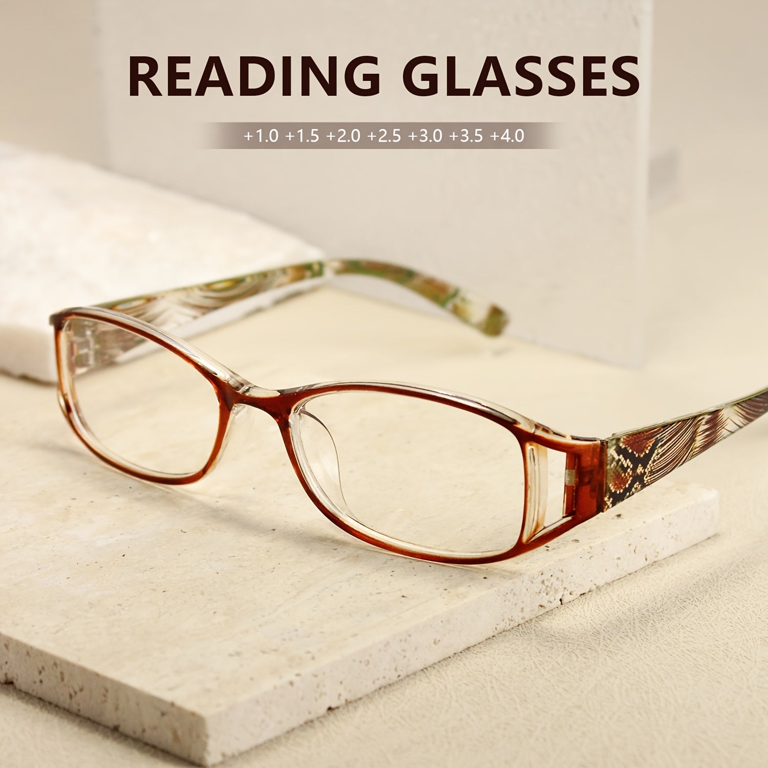 8pcs color striped reading glasses suitable men women