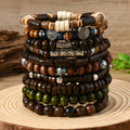 10pcs mens beaded bohemian style stackable jewelry temu
