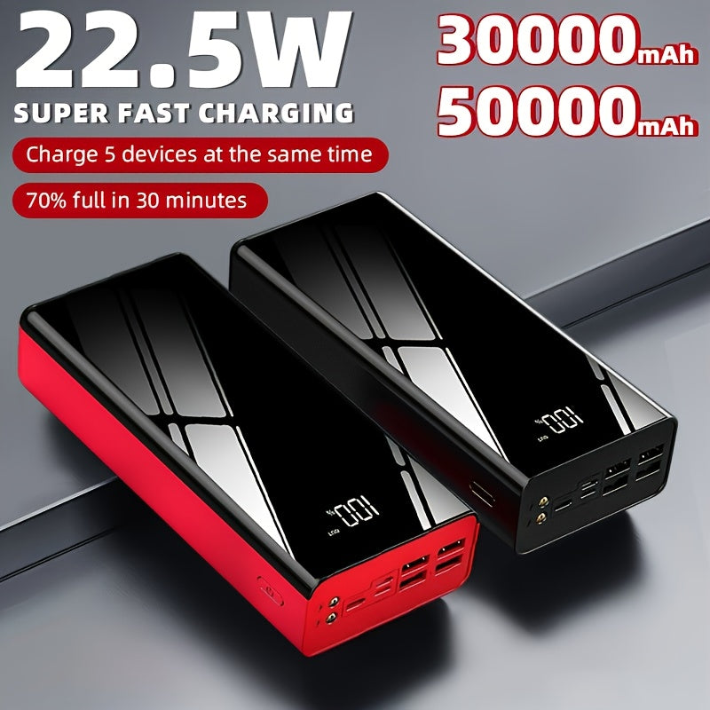 30000mah 50000mah portable power bank 22 5w