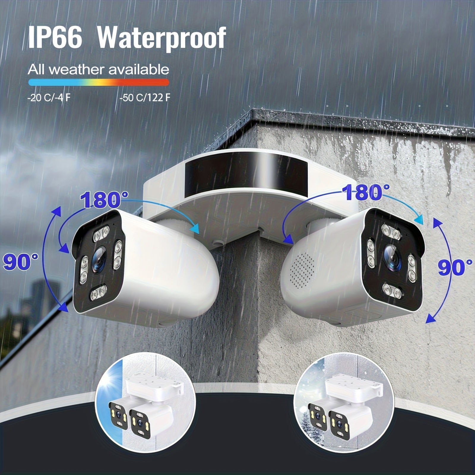 phansatim 8mp smart wireless wifi security camera indoor