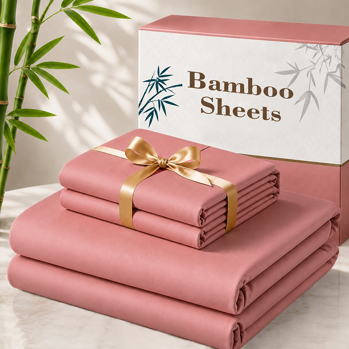 3 4pcs cooling bamboo bed sheet set 3000 tc extra deep