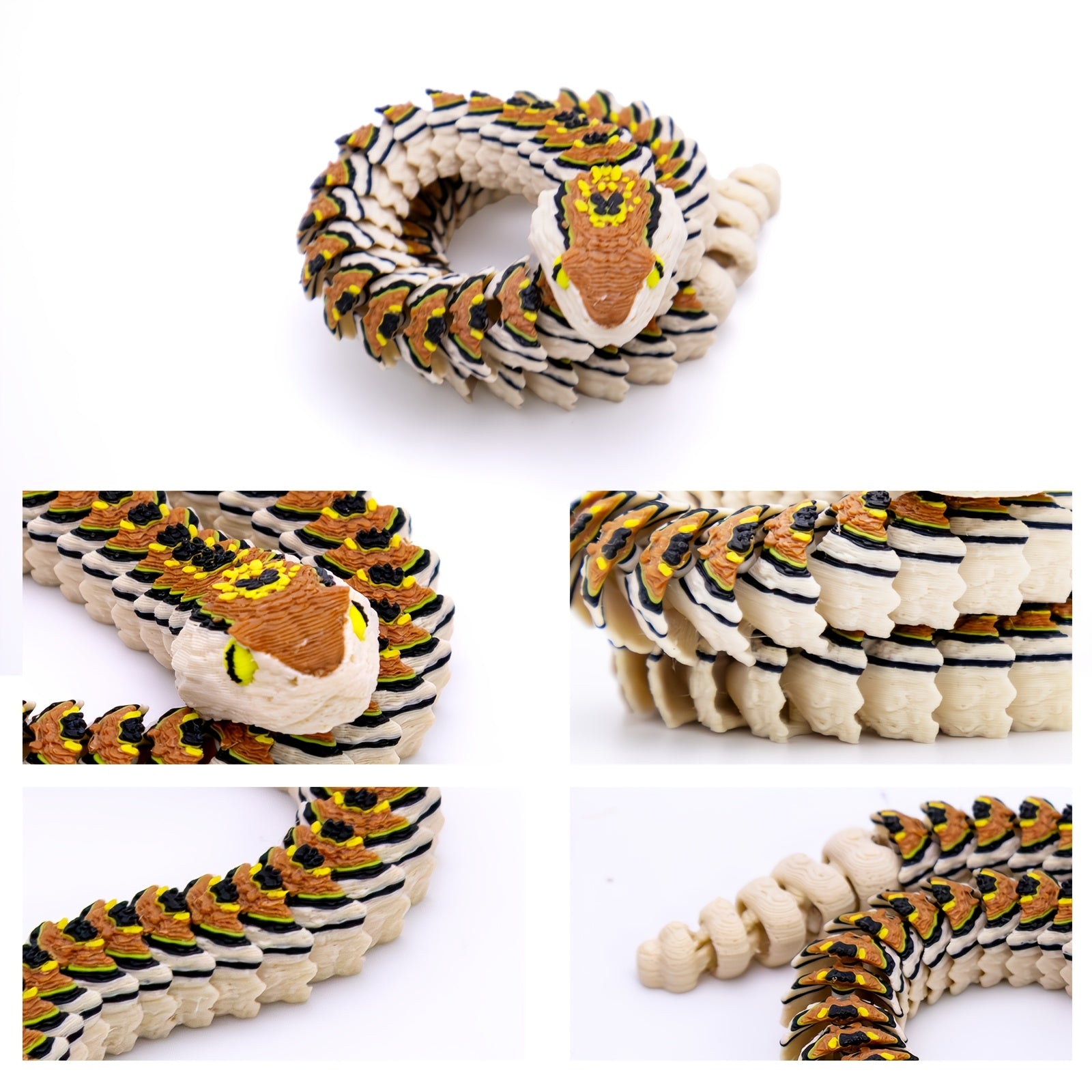 dark style 3d printed articulated   realistic