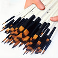 12pcs   brush set premium nylon bristles