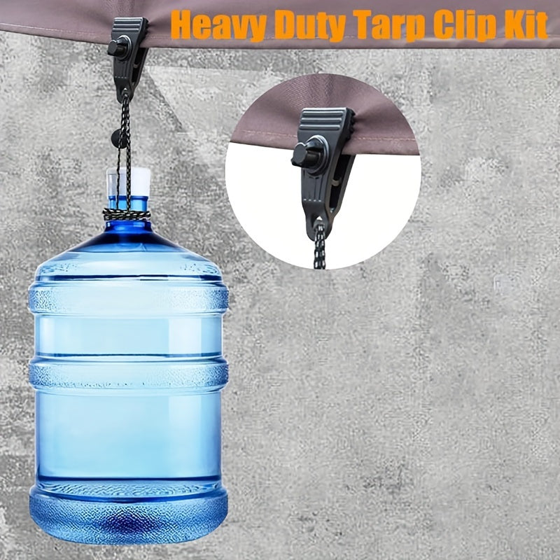 heavy duty clamps outdoor camping 12 pack reinforced tarp