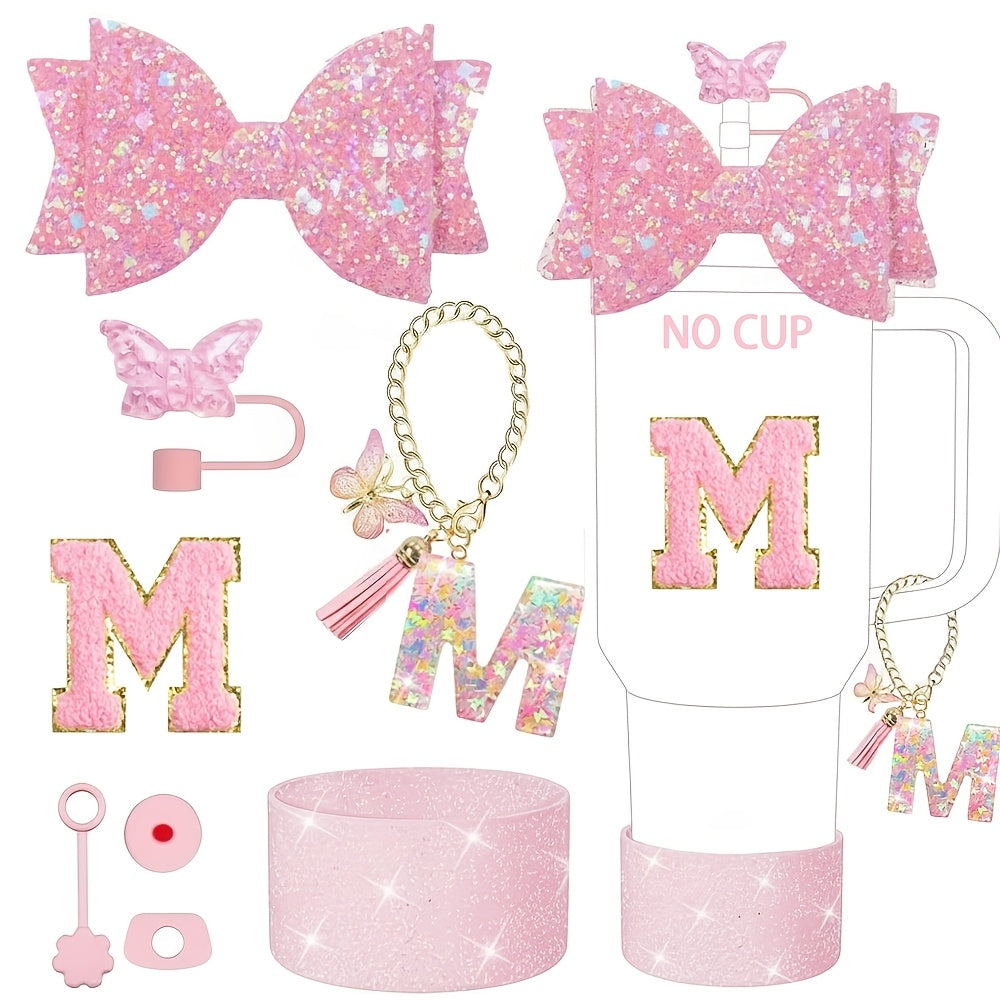 8pcs additions set 30oz 40oz tumbler cup including straw top