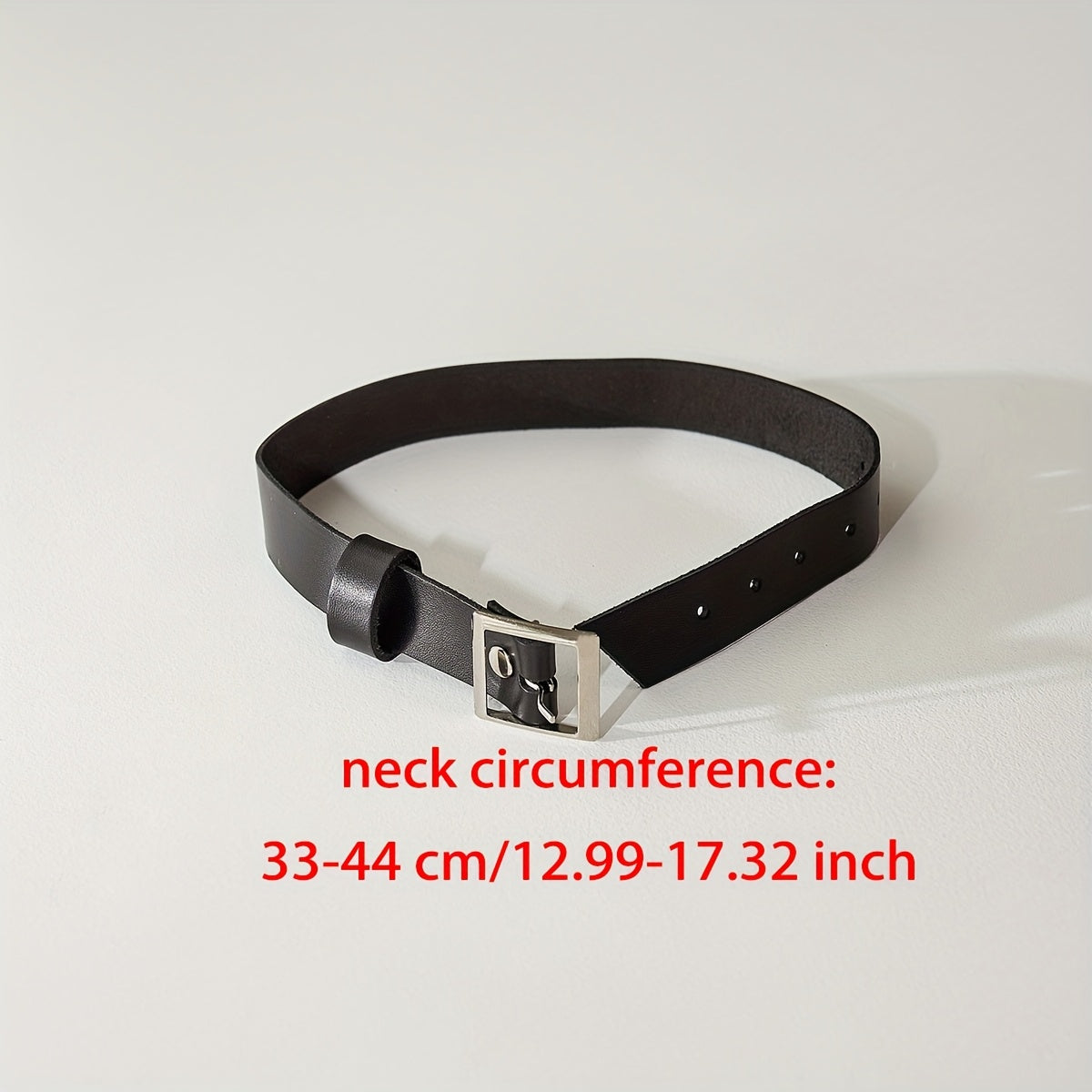 a minimalist womens fashion collar adjustable size solid