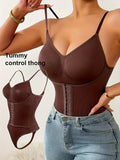 womens adjustable strapless corset bodysuit high support