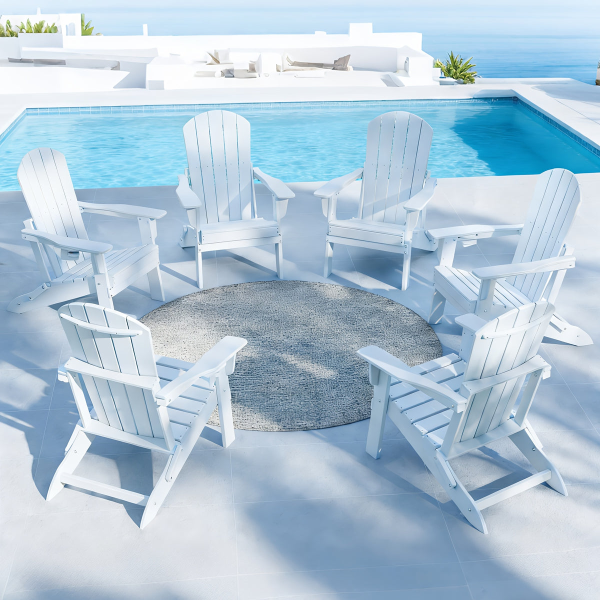 hdpe folding adirondack chair 4pack 6pack weather fire pit