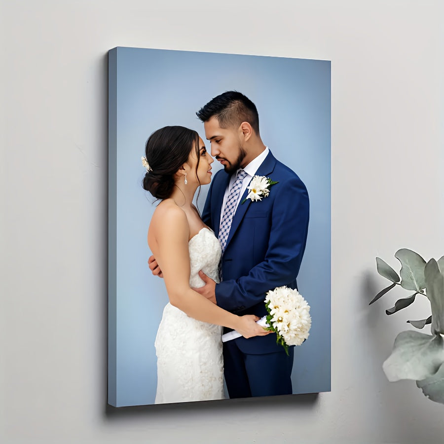 2d flat personalized custom photo canvas prints wrap around