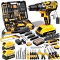 2026 21v cordless drill kit tool box fast charging