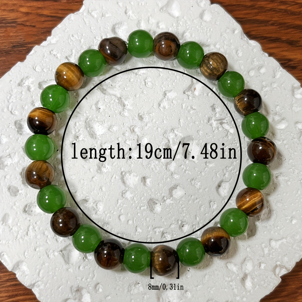 natural   tigers eye stone bracelet handmade bohemian