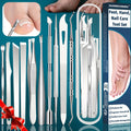 10pcs stainless steel ingrown toenail cuticle removal kit