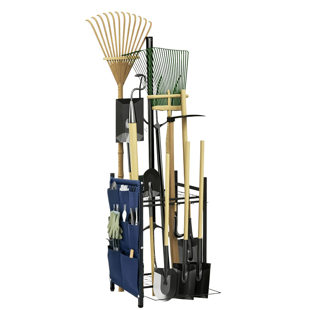 garden tool organizer garage utility storage racks hooks