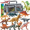 19pcs dinosaur toys kids ages 3 activity play mat storage