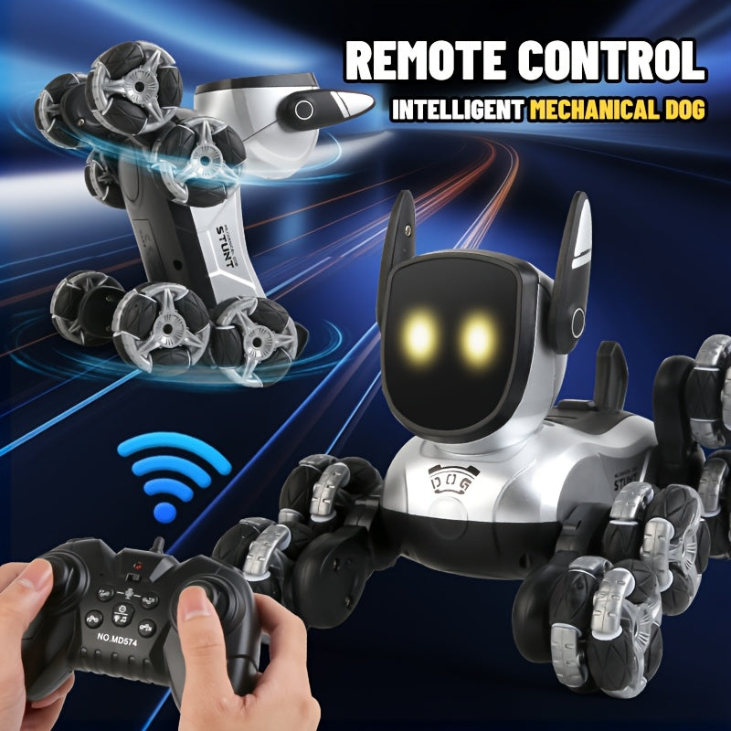 rechargeable electronic interactive intelligent robot dog
