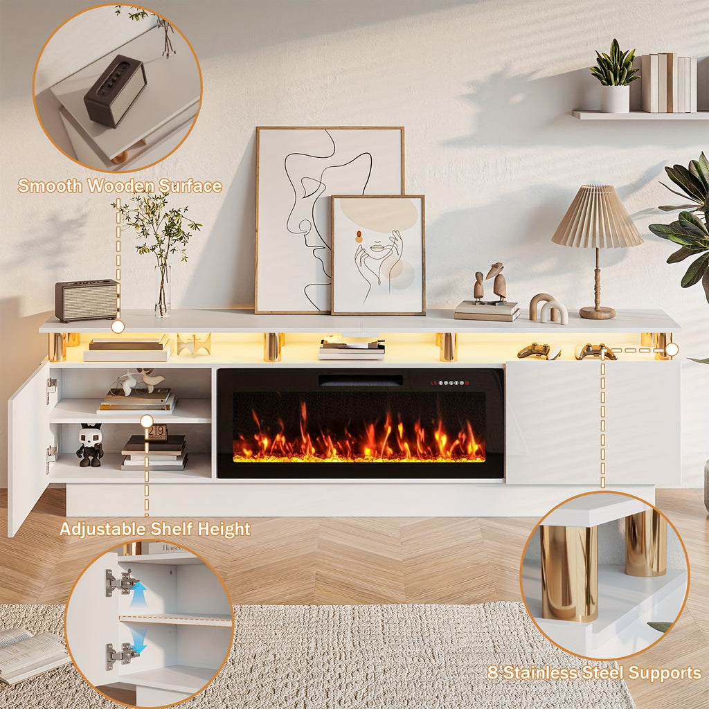 80 fireplace tv stand 36 fireplace 2 tier 80 led