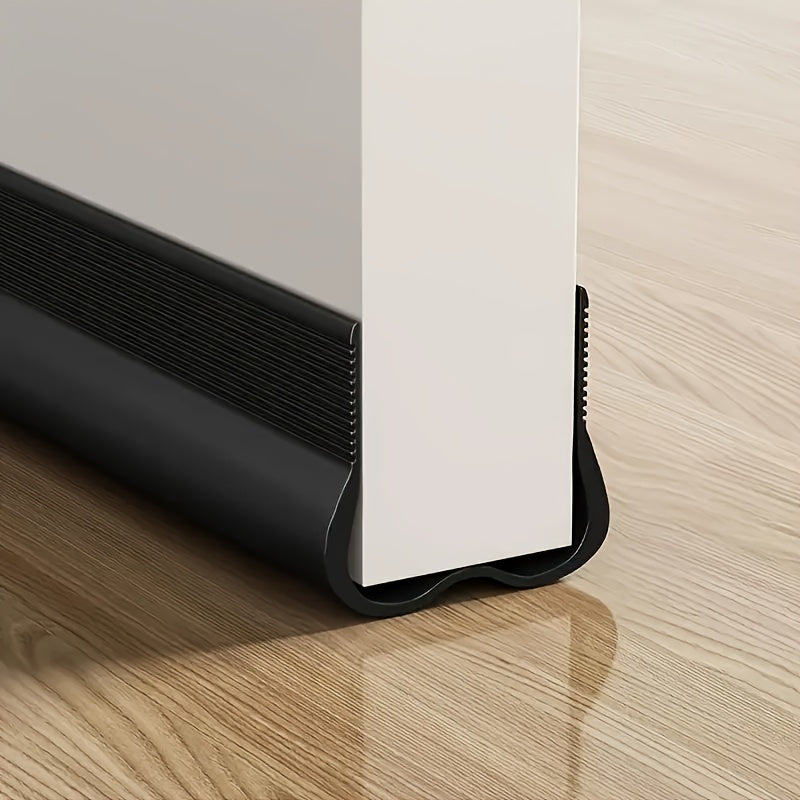1pc adjustable soft rubber door draft stopper windproof