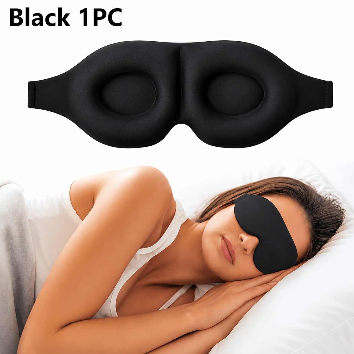 3pcs   eye mask set   contoured design